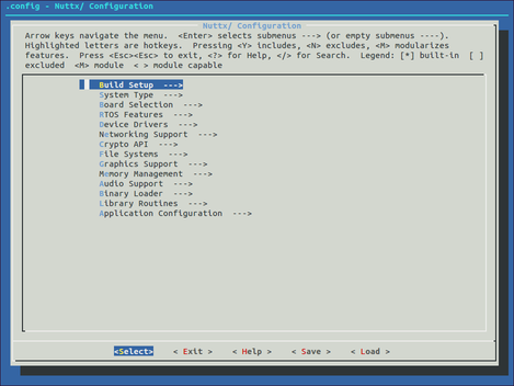 menuconfig